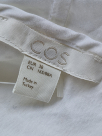 Cos blouse. Maat 38, Wit.