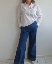 MSCH Copenhagen blouse. Maat M/L. Wit.