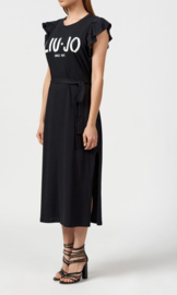 Liu Jo midi jurk. Maat XS. Zwart