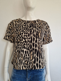 Marlene Birger top. Maat 36, Beige/bruin.