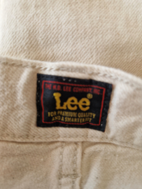 Lee Drew Wide Leg Jeans. Maat 30/33. Ecru.