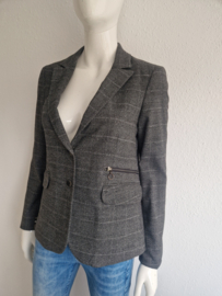 Mos Mosh blazer. Maat 38/40, Grijs/ruit.