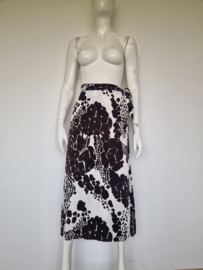 Marc Aurel set (rok en blouse. Maat 38. Bruin/crème.