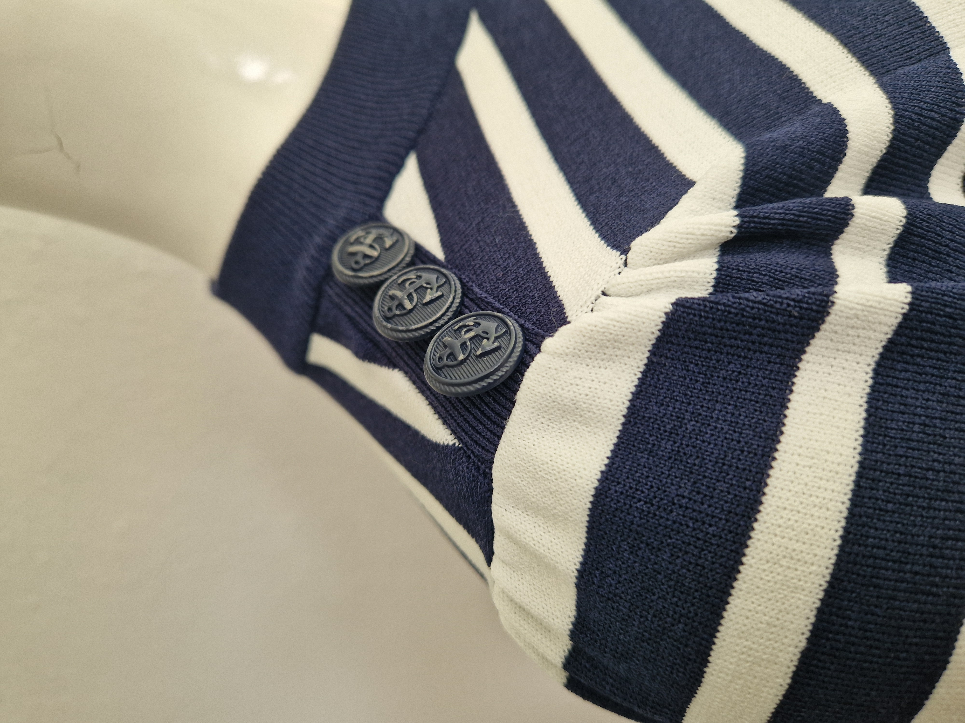 Studio Anneloes Luna Stripe pullover. Maat M.Blauw/wit.