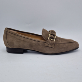 Marcos Nalini loafers. Maat 38,5, Taupe/ suede.