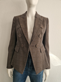 Luisa Cerano blazer. Maat 38. Grijs/blauw