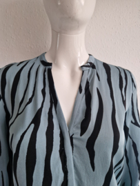 Fabienne Chapot blouse. Maat 36. Zebraprint.