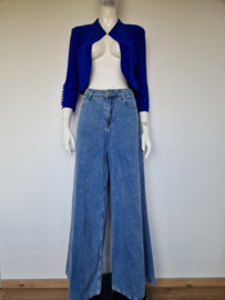 Joseph Ribkoff bolero jasje. Maat 38, Kobaltblauw.