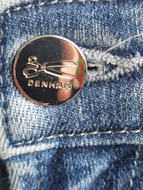Denham Needle high waist skinny jeans. Maat 40, Blauw.