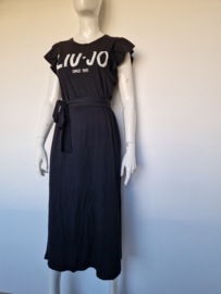 Liu Jo midi jurk. Maat XS. Zwart
