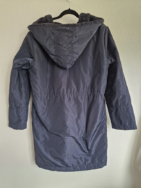 No Man's Land parka. Maat 40, Donkerblauw.