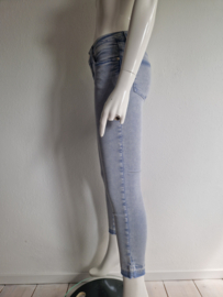 Opus skinny Elma. Maat 36, Lichtblauw.