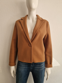 Xandres blazer Borris. Maat 40, Camel.