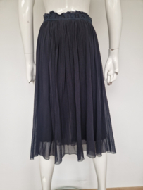 Deha zwarte tule midirok maat L met elastische logoband