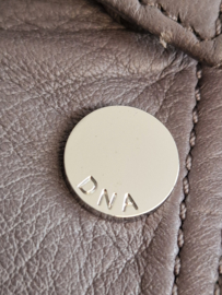 DNA biker jasje. Maat 38/40, Grijs/leer.