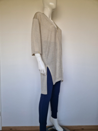 Luisa Cerano vest. Maat 40, Beige/goud