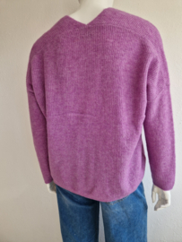 Mos mosh trui Iris Orchid. Maat XL. Lila/ alpaca
