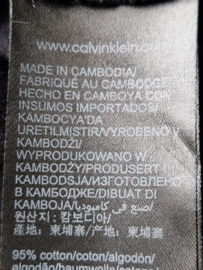 Calvin Klein coltrui. Maat S. Zwart