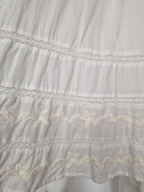 Berenice Paris katoenen boho jurk. Maat 40. Wit.