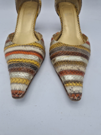Lodi pumps. Maat 40,Multicolor/leer.