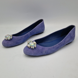 Primafila ballerina's. Maat 41. Lavendel/suède