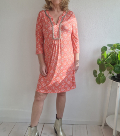 Ilse Jacobsen jurk. Maat XL. Roze/koraal.