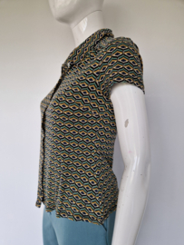 King Louie blouse. Maat M. Print.