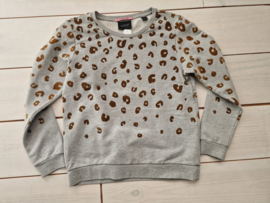 Scotch & Soda sweater. Maat S. Grijs/flockprint.