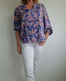Studio Anneloes top. Maat L. Lavendel/print.