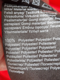 Comma jurk. Maat 36/38. Rood.