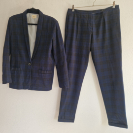 Bellerose damespak | Maat 4 | Blauw/ruit |
