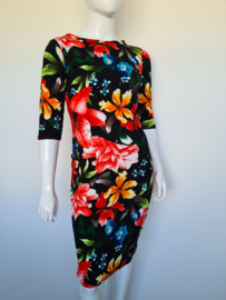 Vintage Chic jurk. Mt. XL. Bloemenprint.