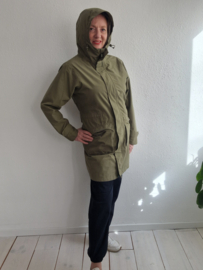 Basil Mosse bicycle rain parka. Maat M. Groen
