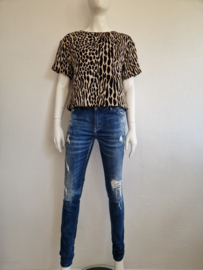 Marlene Birger top. Maat 36, Beige/bruin.