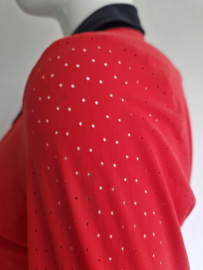 Studio Anneloes blouse. Maat M. Rood/travelstof.