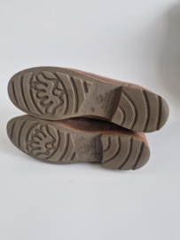 Shabbies Amsterdam suède laarsjes  | Maat 40 | taupebruin |
