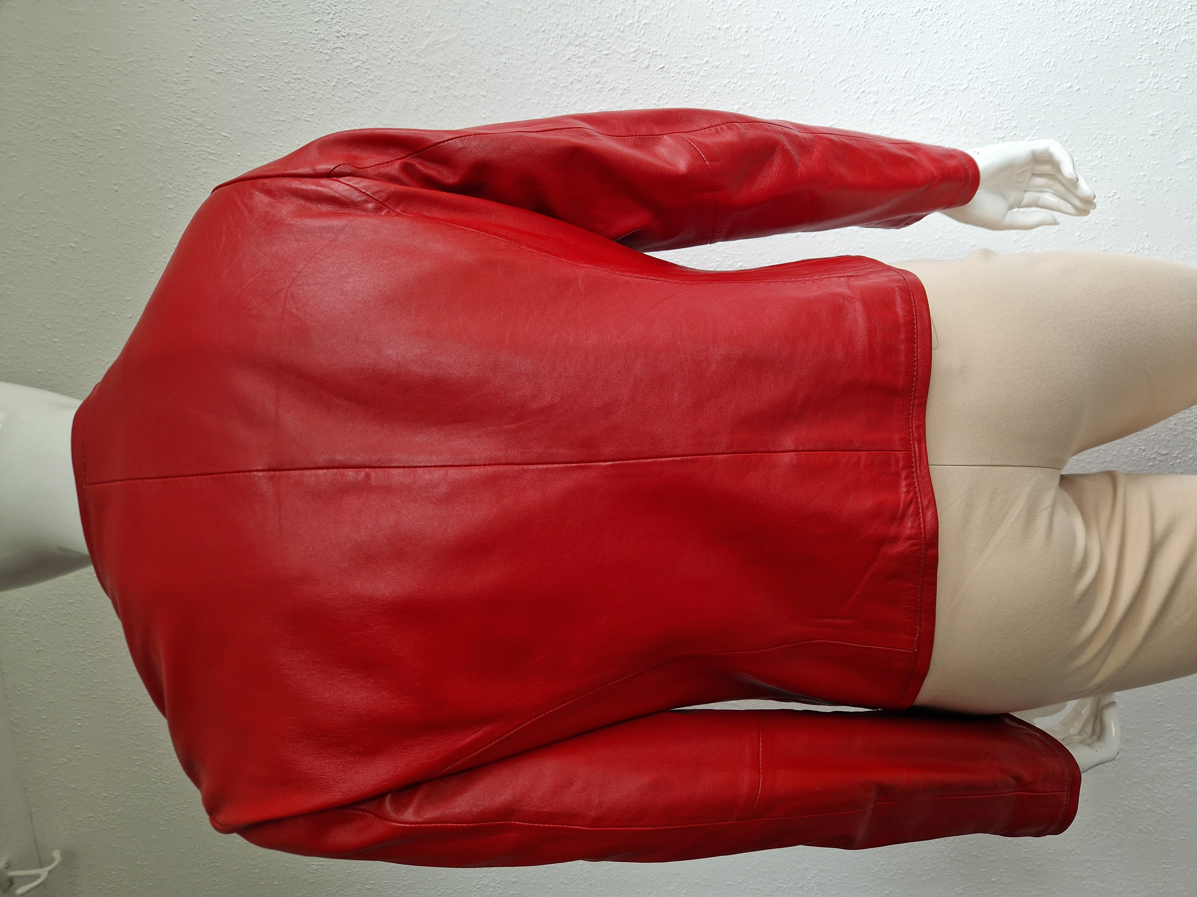 Nax jasje. Maat 42, Rood/leer.