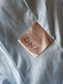 DNA biker jasje. Maat 5, Lichtblauw/leer.