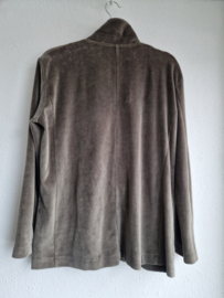 American Vintage blazer. Maat M. Grijs/fluweel.