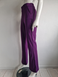 Studio Anneloes flared pantalon. Maat S. Paars/travelstof.