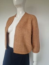 Sissy Boy vest. Maat S. Camel/wol.