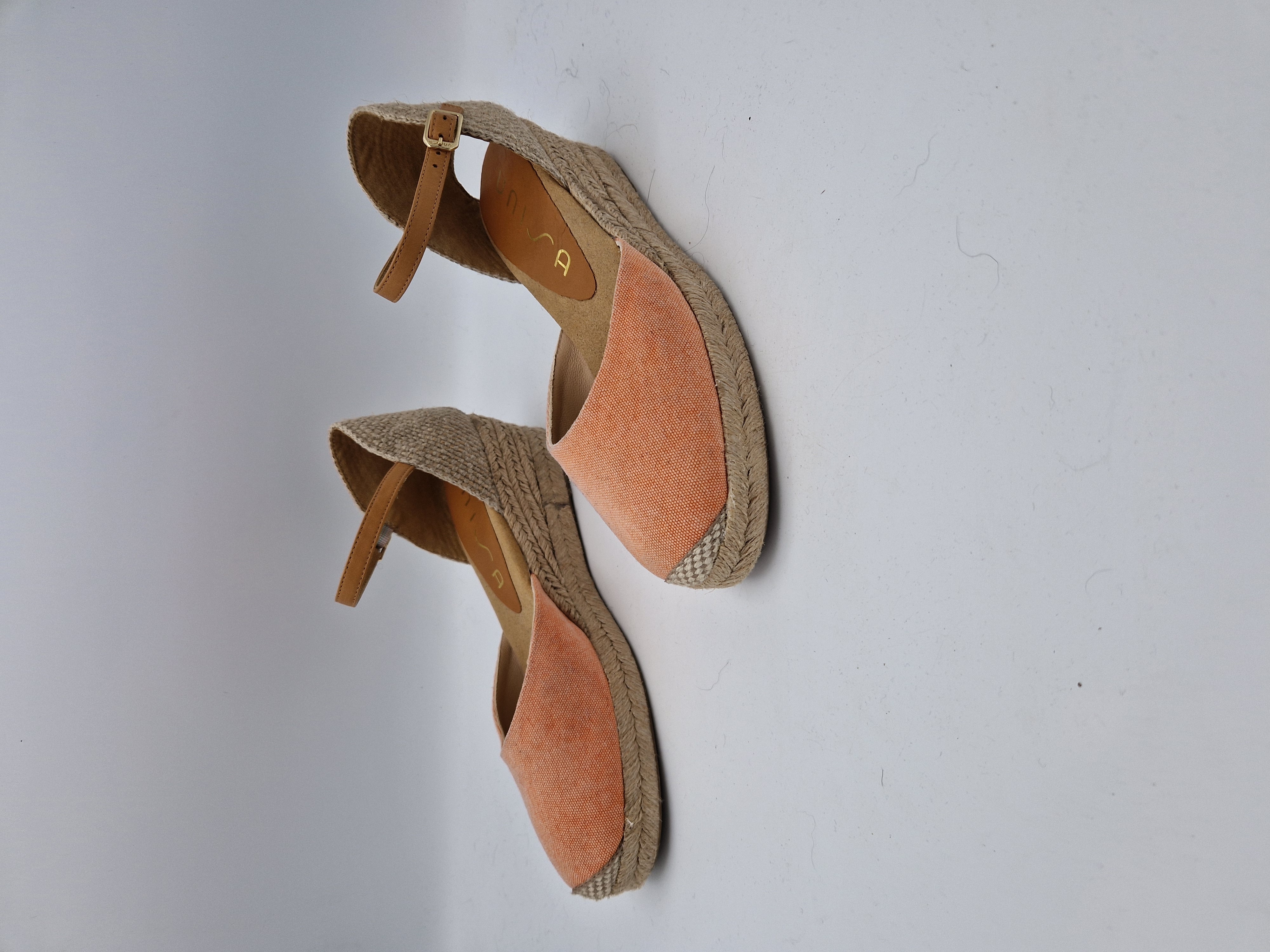 Unisa espadrilles. Maat 39, Zalm.