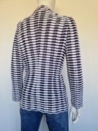 ML Collections blazer Wave. Maat 36. Marine/wit.