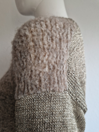 Malene Birger trui Kinno. Maat M. Beige/goud.