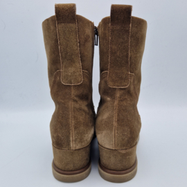 Gabor laarsjes met sleehak. Maat 6, Bruin/suède.