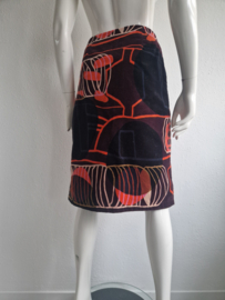 White Stuff rok. Maat 38, All over print/velours.