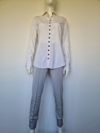 Cavallaro Napoli blouse. Maat 38, Wit.