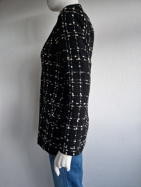Dante 6 Pearson double breasted blazer. Maat 1, Zwart.