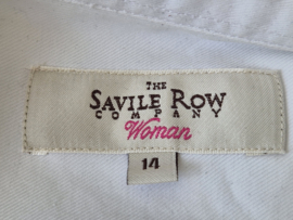 Savile Row Company blouse. Maat 14, Wit.