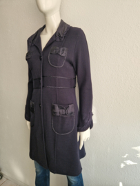 Shirt Passion vest. Mt. 38, Donkerblauw.